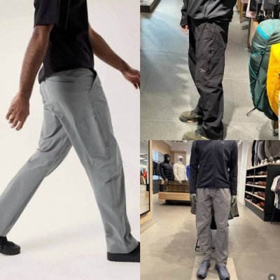 细节图 Arc'teryx 始祖鸟 三色Cronin Cotton Pant 春夏顶级科技速干刺绣Logo长裤 整条裤子由多达二十多块立体裁片拼接制作而成 高工