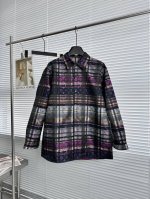 150 Louis Vuitton 23Ss 新款Lv炫彩格纹满印提花暗红长袖衬衫外套 驴家今年最火的衬衫之一啦，做工非常复杂，面料全部定制，还原Zp，非常耗时