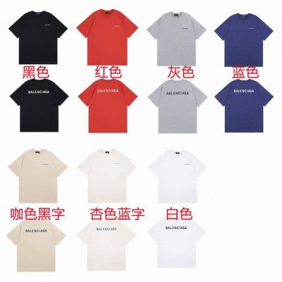 Balenciaga 巴黎世家2025 Ss 前后经典字母印花短袖T恤 本市场No.1的质量 真正天花板品质 全部原版开发注意细节图 避免被盗图商家混发 正确2