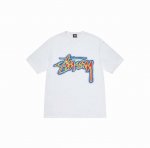 1083款斯图西Stussy高品质短袖，260克双纱面料，现货可报，宽松版型，最大穿到220斤都行，码数Mlxlxxl，颜色：黑色，白色，藏蓝色，灰色