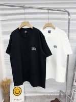 stussy Built In Usa Tee Pient Dyed 背面英文Logo印花短袖T恤斯图西字母印花短袖T恤 -标准版型 -男女同款 -纯棉260G