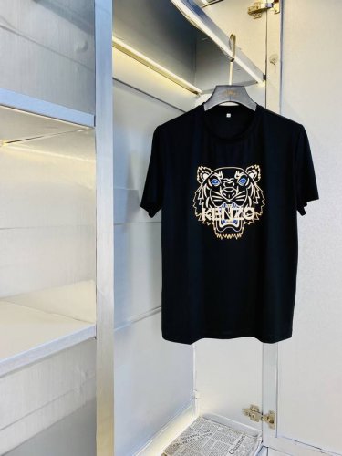 穿240斤 胖子福音 情侣款 码数 M-6Xl 老虎头Kenzo 原单品质 2025最新款 圆领短袖T恤衣服 精选专柜订制顶级双丝光棉进口面料 所有细节做工完美