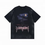 Balenciaga 巴黎世家2025 Ss 埃菲尔铁塔喷墨涂鸦手绘渐变彩印水洗做旧破坏短袖T恤 本市场No.1的质量 真正天花板品质 全部原版开发注意细节图