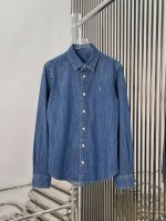 实拍图 最新Rl 25New 小马刺绣牛仔衬衫 尺码：Sml P380