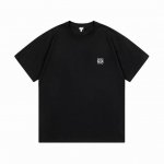 p100 Loewe 罗意威 2025新款 刺绣小字母Logo 男女同款 短袖T恤 ·定制260克100％双纱纯棉面料 ·进口田岛机刺绣工艺 ·定染32支双股螺