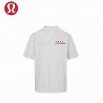 本地自取：170 lululemon/露露25Ss 植绒字母短袖T恤 面料采用进口机器织造而成，布面纹路的独特性创造出完美的成衣效果 面料采用净布260克重 搭