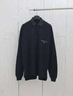 Balenciaga*2巴黎25Ss早春系列格纹领长袖polo衫 定染280克小毛圈棉面料，采用高克重 280G 小毛圈棉，通过定染工艺实现色彩精准性与独特性，