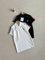 Moncler蒙口官网同步上新 织带标识印花翻领polo衫 -采用原版Zp一致定制索罗娜双珠地面料 螺纹同缸定染对格对纹零色差 Yb一样克重250G 独家品质区