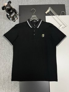 Fendi 芬迪 刺绣新款polo衫 原版面料 官方同款 采用210克丝光珠地棉，定制 同缸染面料 手感非常舒服爽滑 版型挺阔有型 一线品牌代工厂p出品 进口百