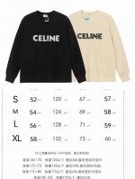 现货 Ce23 Celine 赛琳 铆钉罗纹字母印花羊毛针织套头毛衣外套 颜色：黑色.米白色 码数：S M L Xl