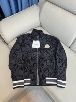 p190 Moncler 2024春秋新款植绒外套 搭配重工高端立体厚版植绒Logo印花工艺，设计独特，做工细致完美高端定制 面料：采用460克加厚全棉，面21