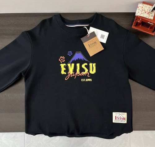 130 高品质Evisu 福神字母达摩新款图案圆领卫衣！原版织带包边包条，前后采用大面积印花，不开胶不脱裂！采用360G进口纯棉精梳爽滑大毛圈面料，原厂面料，定