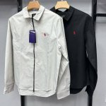 款号300 拉夫劳伦Ralph Lauren老干部小马刺绣老干部夹克外套 拉夫劳伦Ralph Lauren翻领白色系老干部短款复古衬衫 定制Ykk拉链 Rl原版
