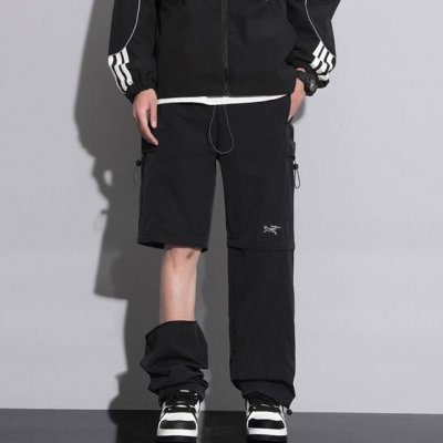 上新 可拆卸，长款变短裤 Arc'teryx 始祖鸟 海外专柜机能休闲裤，防水冲锋裤，高品质卫裤，个性拉链设计，小红书主播推荐，上身质感满满，版型立体，完美修饰