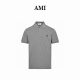 本地自取180 ami Paris 爱心刺绣Polo短袖 一款经典简约百搭的高级Polo，这种基础性的经典单品，绝对是你了解这个品牌的捷径，极简的风格构造 配置