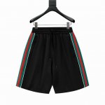 gucci 21早秋新款暗纹提花织带套装短裤 定织针织Logo聚酯纤维面料 表面凹凸双面提花Logo 手感厚度与Yb一致 定制电镀刻字Logo口袋拉链 内衬大网