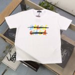 上新 款号：Tx238 2025新款Balenciaga巴黎世家七彩字母图案Logo印花休闲情侣短袖T恤，轻奢高级，上身效果，绝绝子，采用250克纯棉面料，全套