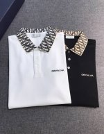新品 -Cd家族男士时装款珠地棉翻领polo衫，贸易公司洋行货，重磅高级心水之物，25年官方新品，高级秀场系列，超级明星级Top爆款单品！ 颇具Cd家族美学风格