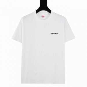s180P70 灭世纵横 Supreme 23Fw Nyc 门店信息短袖T恤 拒绝看图做货 拒绝拿错误版本对比 采用圆筒无缝工艺（原版工艺 衣服侧面没有缝合骨位