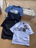 供 The North Face北面 纯棉Logo短袖T恤户外舒适透气Thenorthface 86ps 黑色 蓝色 白色 卡其 m~Xxl 原版32支230G