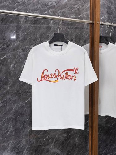 款号J35 louis Vuitton 路易威登 25Ss 印花Logo压胶字母短袖 lv新款T恤短袖 采用2 克32支双纱纯棉面料 上身舒适透气 16针高密度