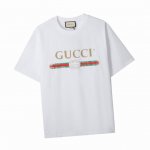 古驰 Gucci 夏季新品 经典双环腰带印花圆领短袖T恤，定织定染260克进口面料，32支双纱平纹无尘蚀毛针织棉，面料柔软亲肤，松软细腻着身感更舒适透气，手感质