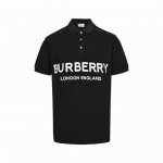 burberry 巴宝莉 胸前双排字母Polo短袖 衣领为双系统提花定织扁机制成，有弹性，不变形，衣服全部原生布捆边，前胸双层面筒，无明线，无散口，袖口，前胸筒