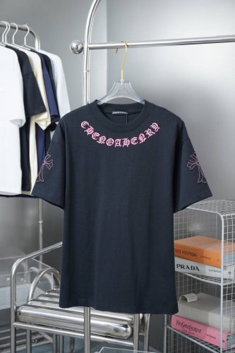 ch*Ome Hearte 25Ss早春新款 贴布绣克罗心十字架短袖 轻奢主义 男女日常通勤穿搭必备单品 正确版本 欢迎对比 详细特征 320克100% 纯棉双