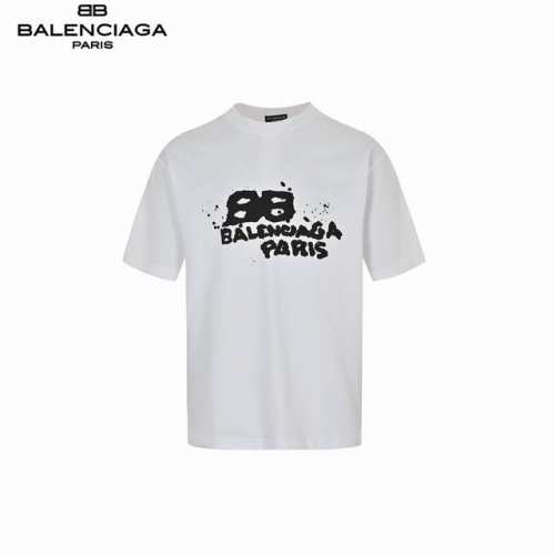 本地自取：160 balenciaga/巴黎世家 前后涂鸦短袖 每一季新品版型都做到极致 实穿度很高，随意搭都Nice - 100%棉 采用32支双纱 260克