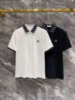 赛林25Ss新款春夏短袖翻领T恤polo，最高版本客供定制高端朱地面料简单时尚款，螺纹拼色螺纹配色超级好看！胸前赛琳标识刺绣经典Logo简单大方的款式！满满的高