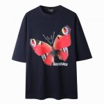 爆款推荐 Balenciaga巴黎世家2025新款限定蝴蝶面具款短袖T恤 原版面料高版本高品质 网红明星同款 32支双230G精梳柔肤棉 ins超火爆巴黎限定