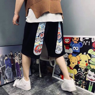 上新 Evisu福神不倒翁经典大M印花休闲毛圈短裤男女同款 福神独有的M标志已经成为一个文化的符号 刻入对潮流极致追求的年轻人心中 此款短裤在休闲风格的基上打造