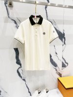 Moncler 蒙口 翻领Polo衫 撞色领口简约品牌Logo标志章仔设计 官方同步 商务首选 时尚个性 百搭潮流 纯原品质 原版面料 吊牌 领标 水洗麦 三标