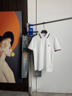 蒙口2025夏季新品翻领短袖T恤，.三标齐 ！简约百搭款。纯棉面料.穿着透气舒适！黑白灰三色 男女同款！码数：M-Xxl M码可以穿到140斤！