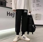 Vans 万斯涩谷限定日系春季运动螺纹运动卫裤束脚裤收脚裤休闲裤 ｜无敌版型｜｜男女同款｜ 面料采用超高品质华棉 最大的优点就是亲肤性跟保形性好 顶级面料带来超