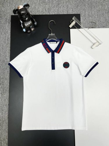 Gucci 古驰 刺绣新款polo衫 原版面料 官方同款 采用210克丝光珠地棉，定制 同缸染面料 手感非常舒服爽滑 版型挺阔有型 一线品牌代工厂p出品 进口百
