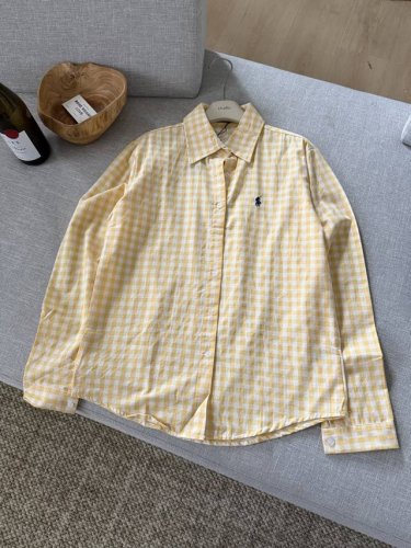 拉夫劳伦Ralph Lauren格子提花基础小马刺绣Logo衬衫 主供平台直播 P实体 Zp品质1:1打版 可扫码进入Gf网站 柜台品质 细节品质独一家 进口品