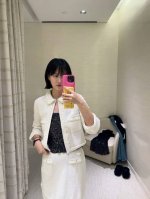 新款 ！最新Ch 25New 编织外套+半裙。尺码：Sml。外套 。半裙280。