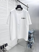 P220 Celin*25Ss春夏新款印花Logo短袖 260克100%纯棉双纱汗布面料 同缸定染特种加粗32支双股1X1螺纹 双针车线跨缝工艺 原版主唛水洗吊