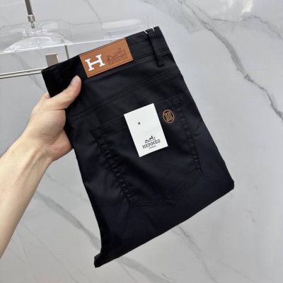 hermes 爱马仕 2025春夏新品休闲裤西裤，官网同步发售，裤身工艺设计，进口客供辅料、面料定制，代工厂P出品免检！每个细节做到极致，原版五金配件，潮范十足