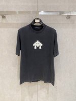 chrome Heart* 2025新款刺绣工艺 梵文十字架 做旧短袖T恤 码数：M-3Xl