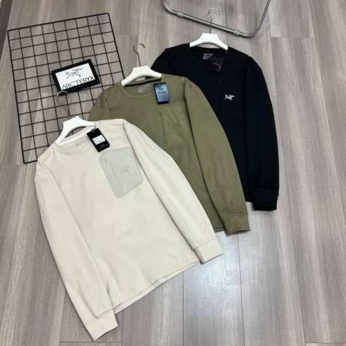 主图！160 Arc'teryx 始祖鸟25年春秋爆款三色经典刺绣同色Logo抗菌运动休闲长袖打底衫 顶级品牌，顶级面料，顶级舒适感 高弹舒棉贴身柔软针织柔软蓬