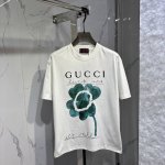 Gucc1 花朵短袖T恤 颜色：黑色 白色 尺码：M~3Xl