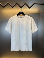 p180 对标专柜★过验版本★Dior Obliave 迪奥Ss25春夏新款提花满印字母短袖T恤 定制Dior 提花面料 手感柔软 舒适贴肤 饰以同色调提花图案