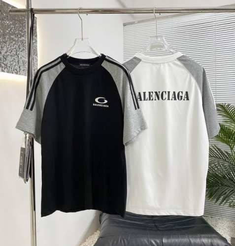 高品质Balenciaga美式新款插肩短袖 爆款爆款！面料采用优质柔软布料 上身杠杠好看！Oversize版型 亲肤性好透气吸汗 触感柔软细腻，轻薄透气 休闲慵