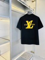 穿210斤 胖子福音 情侣装路易威登Lv 原单品质 2025最新款 男装短袖T恤 精选专柜订制顶级丝光棉进口面料 所有细节做工完美1比1复刻 还原正品百分百 原