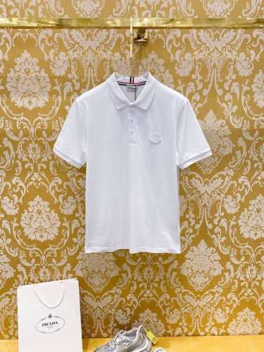 p250 moncler2025Ss夏季新款 Logo男士翻领Polo衫！经典商务男款，高端男装的天花板级别的商务男款！简约时尚大气不失优雅，单穿内搭体面过人，