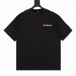 Balenciga 巴黎世家 字母封条掩盖印花短袖T恤 日本进口岛田印花机 独家订织订染布料采用280克面料 胸口及后背字母印花工艺细节无法挑剔， 极具档次感与