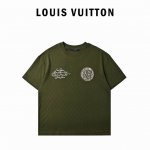 本地自取210 louis Vuitton路易威登25Ss珠地刺绣短袖短袖 第一时间原版购入开发，本款珠地棉T恤为全幅Damier提花融入柔软肌理和雅致色调，于