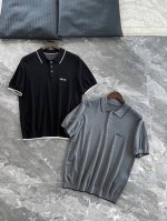 春夏新品可溯源纱线客供天丝莱赛尔+羊毛+腈纶三合一黄金比例面料横机织法一体胸前数字提花修饰男士翻领短袖Polo衫 独家贸易渠道奉献，无论价格P还是品质，都能完爆